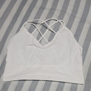 Elegant White Strappy Bandeau